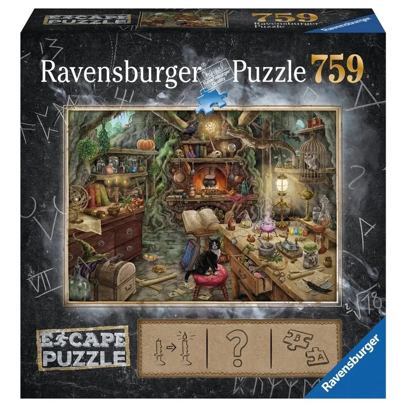 ESCAPE ROOM - PUZLE JUEGO: LA COCINA DE LA BRUJA BRETTSPIELE PUZZLE - The Shop Gamer