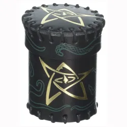 QW COPO DE DADOS EM COURO CALL OF CTHULHU, JOGOS, ACESSÓRIOS E DADOS ESPECIAIS - The Shop Gamer