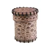 QW BICCHIERE PER DADI IN PELLE SKULLY BEIGE, ACCESSORIO DA GIOCO PER DADI SPECIALI - The Shop Gamer