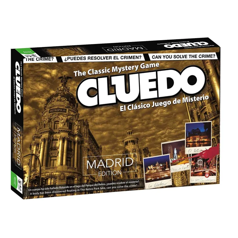 CLUEDO MADRID JOGOS DE MESA - The Shop Gamer