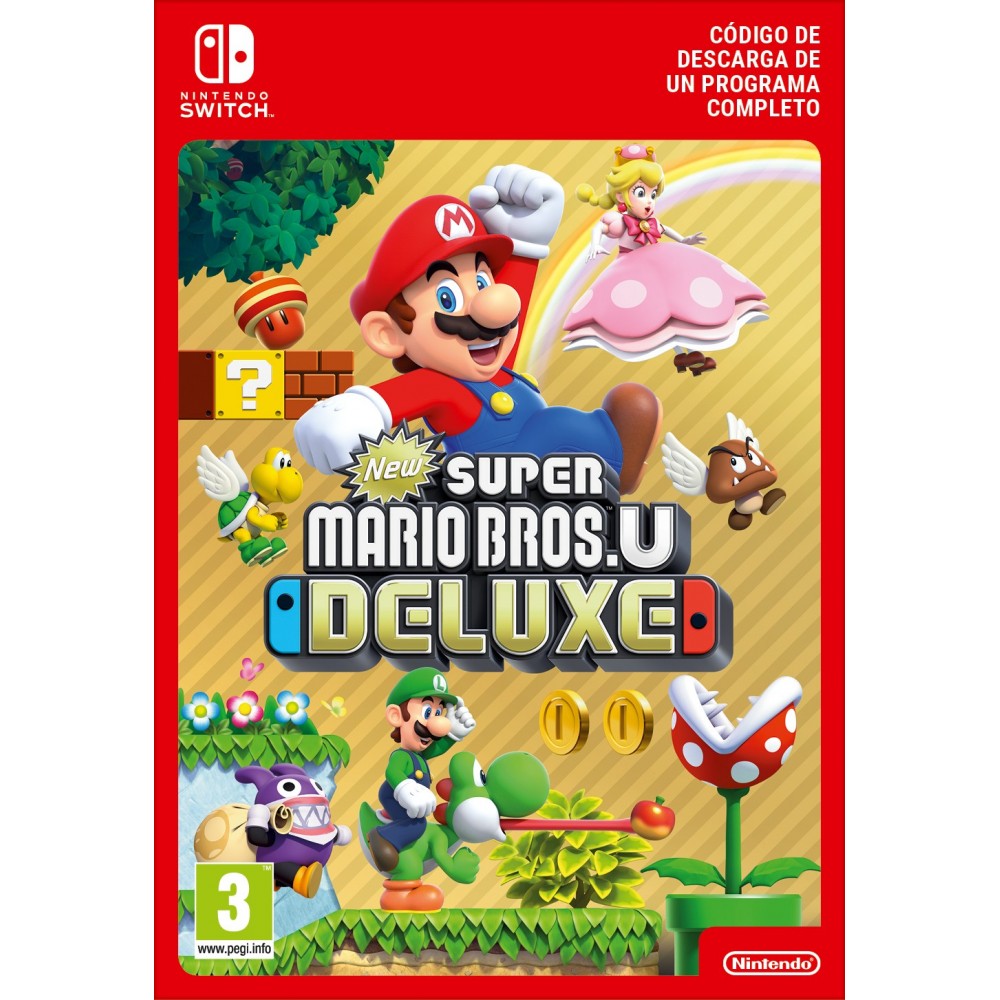 NEW SUPER MARIO BROS U DELUXE NINTENDO SWITCH DIGITAL DOWNLOAD.