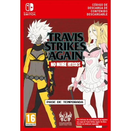 TRAVIS STRIKES AGAIN: NO MORE HEROES SEASON PASS NINTENDO SWITCH DIGITAL DOWNLOAD CODE, ADD-ON CONTENT - The Shop Gamer