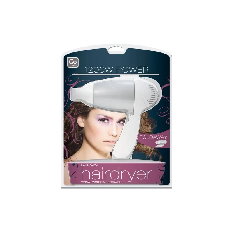 GO TRAVEL SÈCHE-CHEVEUX DE VOYAGE 1200 W EUROPE - The Shop Gamer
