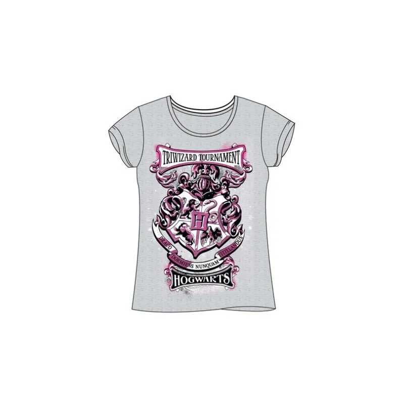 T-SHIRT DONNA HARRY POTTER HOGWARTS L, MAGLIETTE CINEMA HARRY POTTER - The Shop Gamer