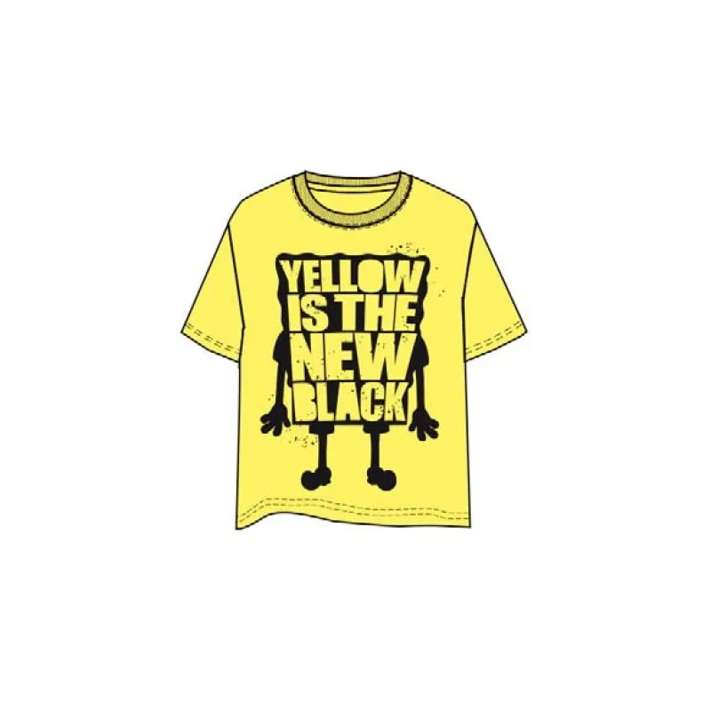 T-SHIRT BOB ESPONJA YELLOW IS M, T-SHIRTS SERIES TV DESSINS ANIMÉS - The Shop Gamer