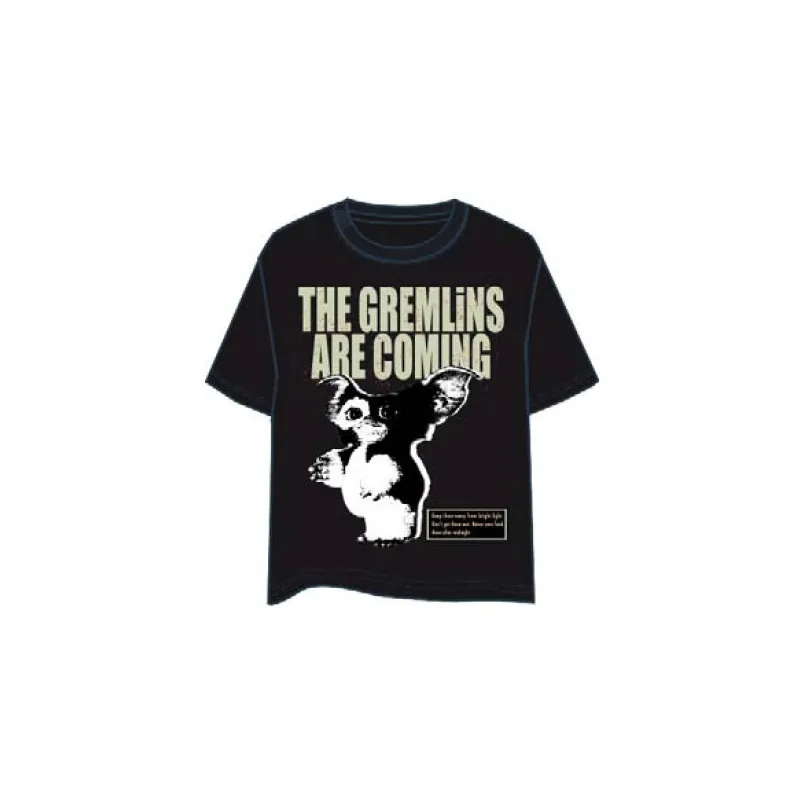 GREMLINS COMING L T-SHIRT, T-SHIRTS UIT HORRORFILMS - The Shop Gamer