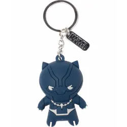 PORTE-CLÉS MARVEL EN CAOUTCHOUC BLACK PANTHER 3D, PRODUIT DÉRIVÉ COMICS MARVEL - The Shop Gamer