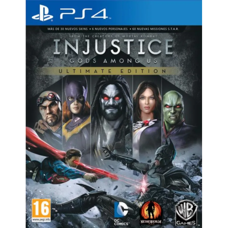 INJUSTICE GODS AMONG US PS4 ULTIMATE EDITION PHYSICAL GAME FOR PLAYSTATION 4 - The Shop Gamer