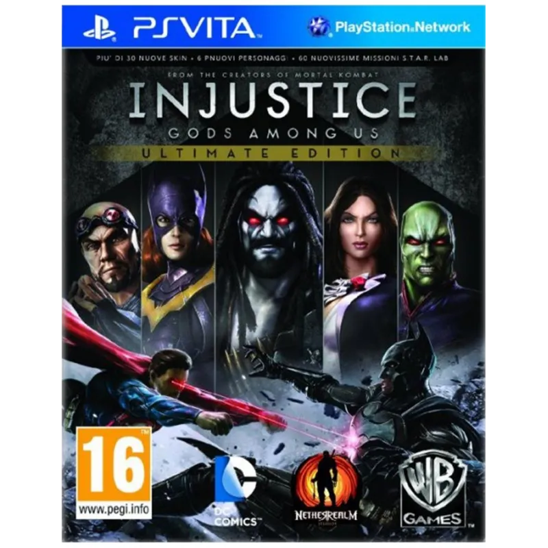 INJUSTICE GODS AMONG US PSVITA ULTIMATE EDITION PHYSICAL GAME PLAYSTATION VITA - The Shop Gamer