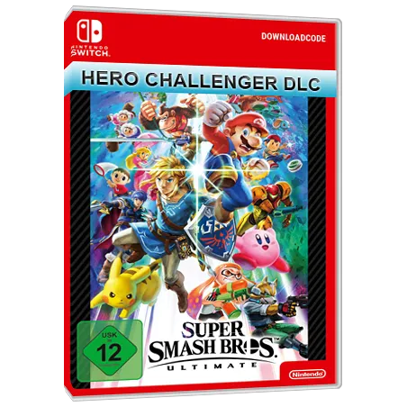 SUPER SMASH BROS ULTIMATE HERO - CHALLENGER PACK NINTENDO SWITCH CÓDIGO DE DESCARGA DIGITAL