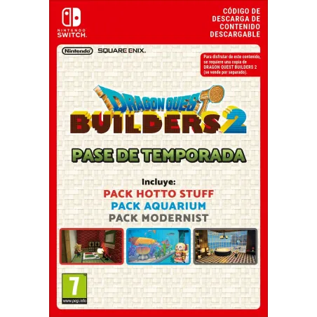 DRAGON QUEST BUILDERS 2 PASE DE TEMPORADA NINTENDO SWITCH CÓD. DESCARGA DIGITAL