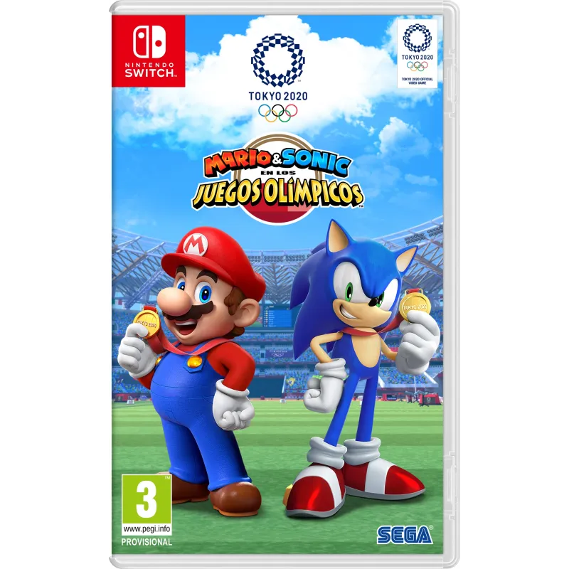 MARIO & SONIC JUEGOS OLÍMPICOS TOKYO 2020 SWITCH PHYSICAL GAME NINTENDO SWITCH - The Shop Gamer