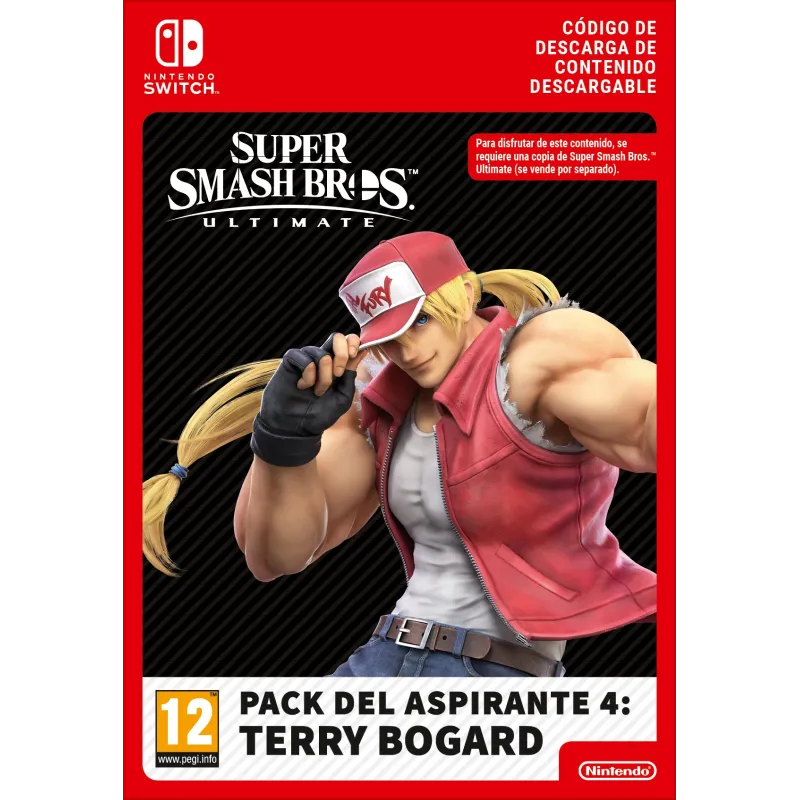 SUPER SMASH BROS ULTIMATE PACK DE DESAFIANTE 4. TERRY BOGARD DESCARGA DIGITAL - The Shop Gamer