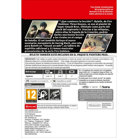 SUPER SMASH BROS. ULTIMATE: PACK DE ASPIRANTE 5 BYLETH CONTENIDO DIGITAL