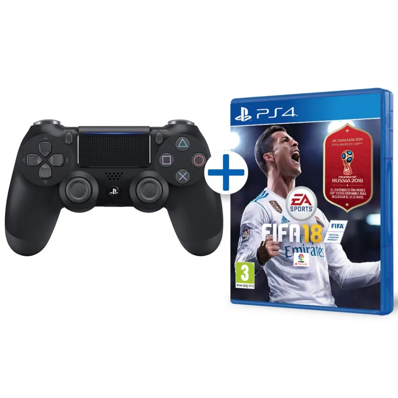 FIFA 18 PS4 GIOCO FISICO + DOWNLOAD WORLD CUP RUSSIA + CONTROLLER DUALSHOCK 4 - The Shop Gamer