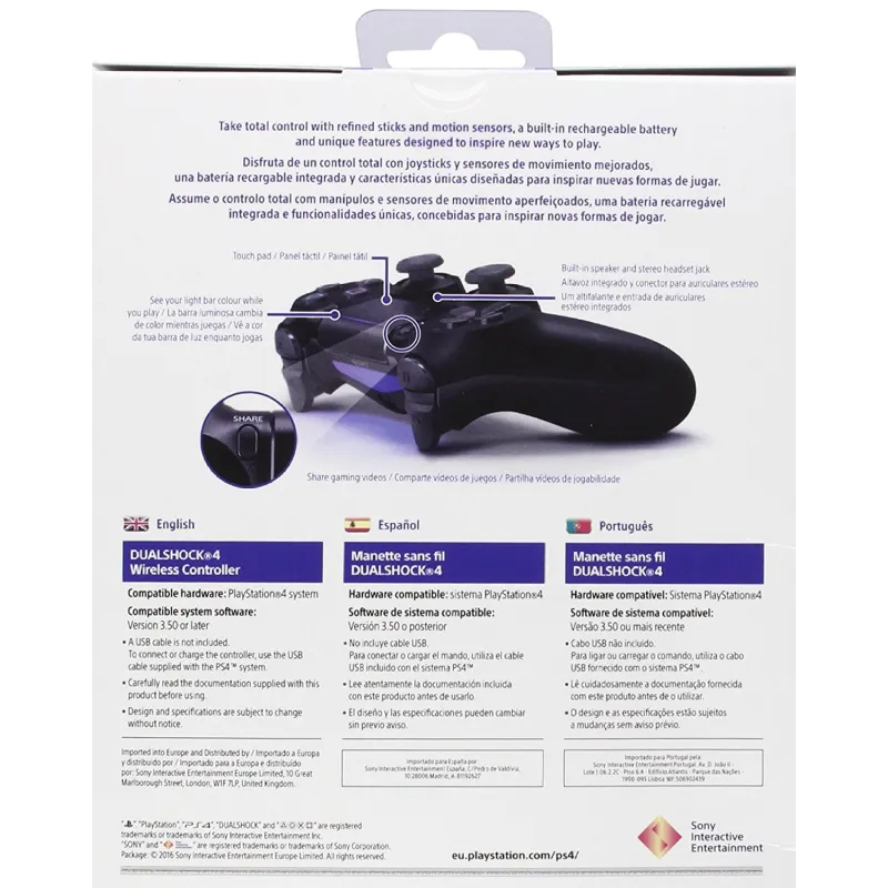 NOUVELLE MANETTE PS4 NOIRE V2 NEW, DUAL SHOCK 4 NOIRE V2 PLAYSTATION 4 - The Shop Gamer