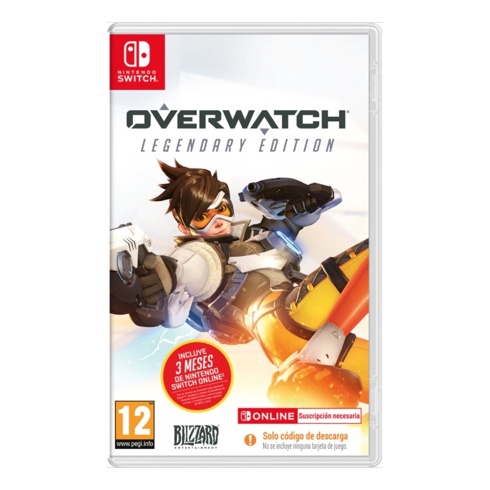 OVERWATCH LEGENDARY EDITION SWITCH CAJA FÍSICA CON CÓDIGO DE DESCARGA DIGITAL