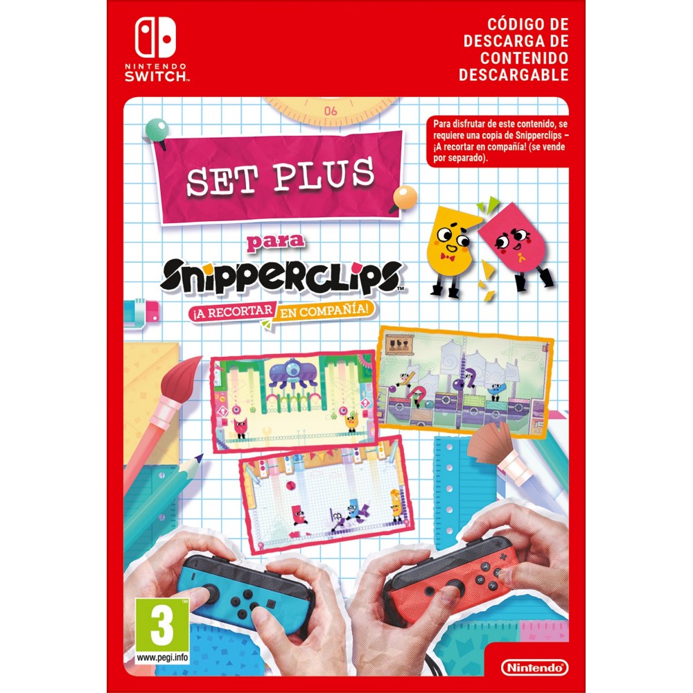 SNIPPERCLIPS: CUT IT OUT TOGETHER PLUSPACK NINTENDO SWITCH COD. DESCARGA DIGITAL