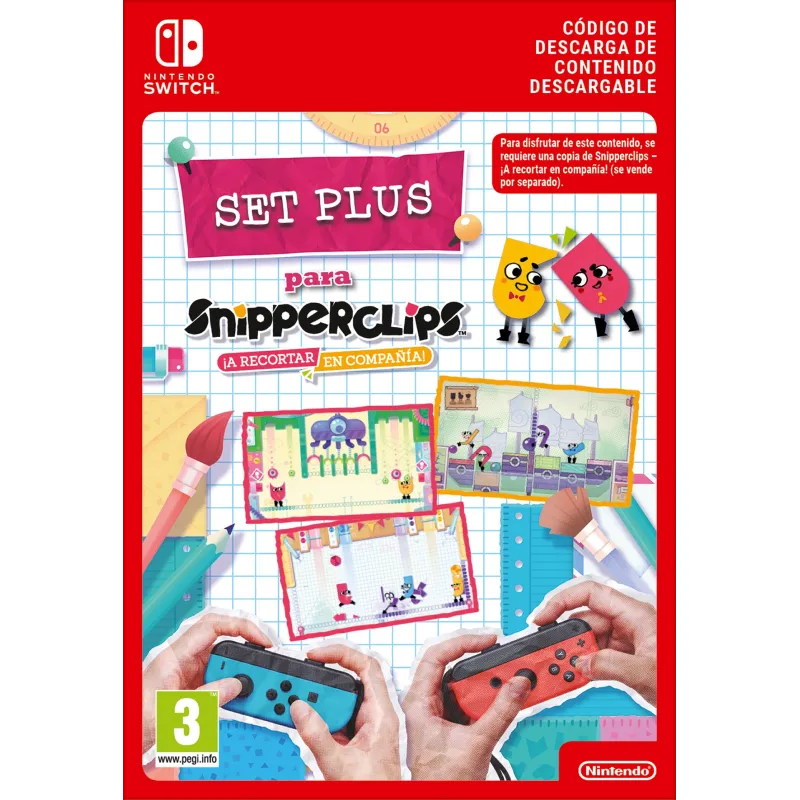 SNIPPERCLIPS: CUT IT OUT TOGETHER PLUSPACK NINTENDO SWITCH DIGITALER DOWNLOADCODE - The Shop Gamer