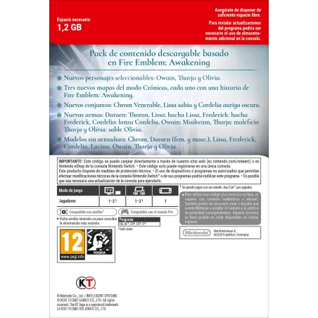 FE WARRIORS: FIRE EMBLEM AWAKENING PACK NINTENDO SWITCH DIGITAL DOWNLOAD CODE - The Shop Gamer