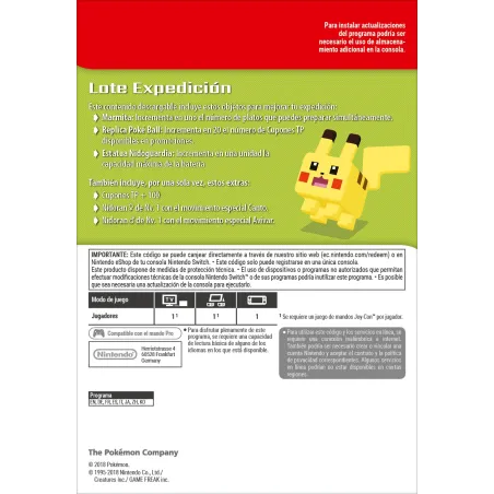 POKEMON QUEST EXP. PACK NINTENDO SWITCH CODE DE TÉLÉCHARGEMENT NUMÉRIQUE - The Shop Gamer