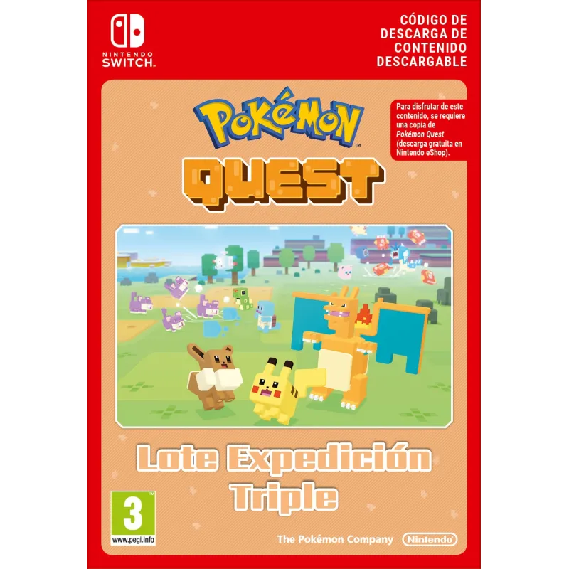 POKEMON QUEST TRIPLE EXP. PACK NINTENDO SWITCH CODE DE TÉLÉCHARGEMENT NUMÉRIQUE - The Shop Gamer