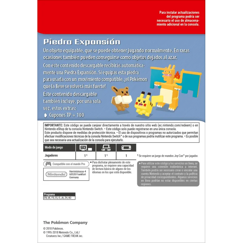 POKEMON QUEST BROADBURST STONE NINTENDO SWITCH DIGITALER DOWNLOADCODE - The Shop Gamer