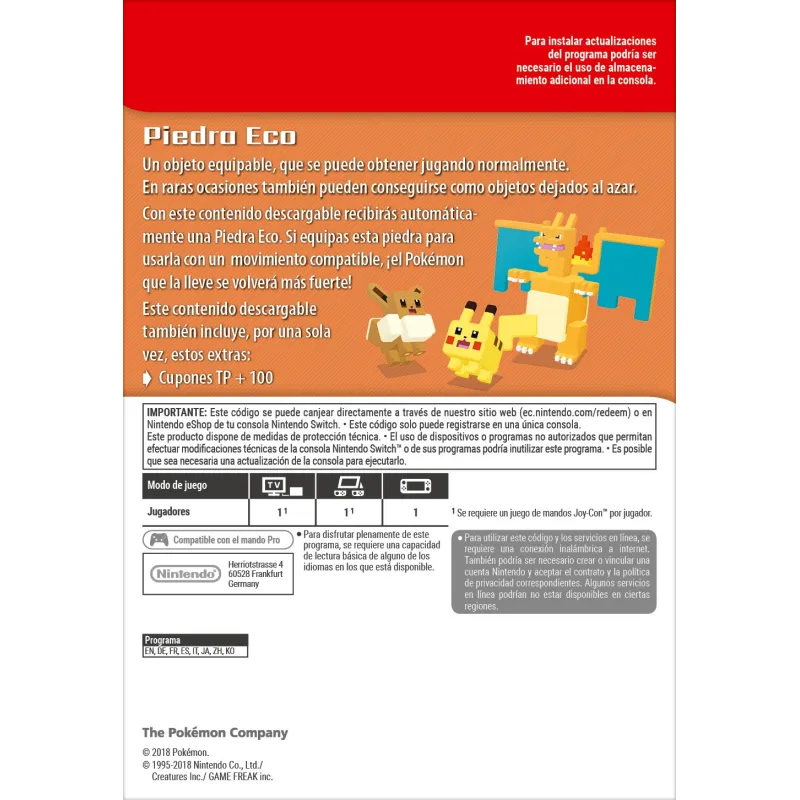 POKEMON QUEST WHACK-WHACK STONE NINTENDO SWITCH DOWNLOADCODE - The Shop Gamer