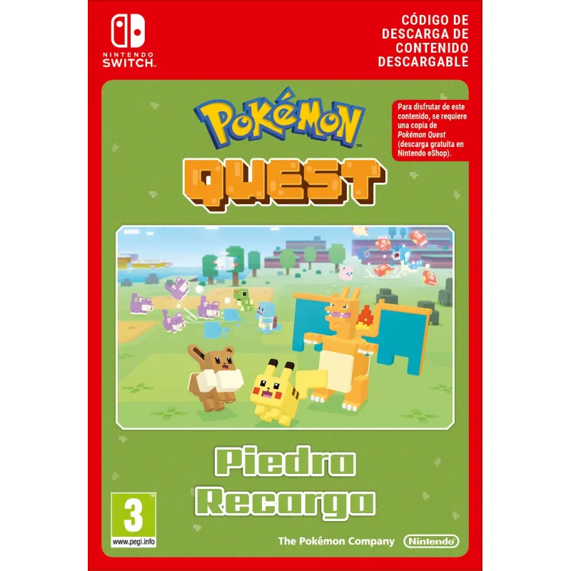 POKEMON QUEST WAIT LESS STONE NINTENDO SWITCH CODE DE TÉLÉCHARGEMENT NUMÉRIQUE - The Shop Gamer