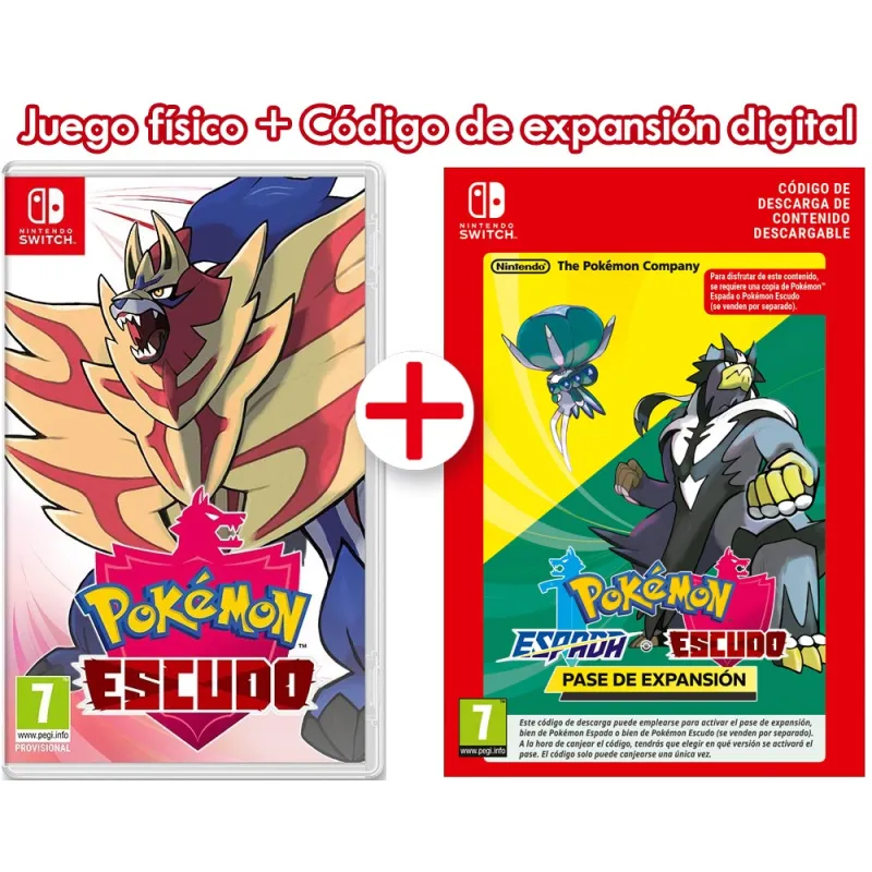 POKEMON ESCUDO SWITCH JUEGO FÍSICO PARA NINTENDO SWITCH