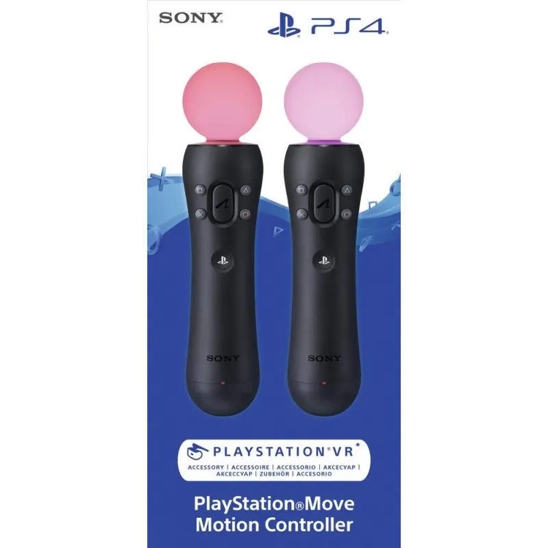 PLAYSTATION MOVE MOTION CONTROLLER PS4 MOVE TWIN PACK