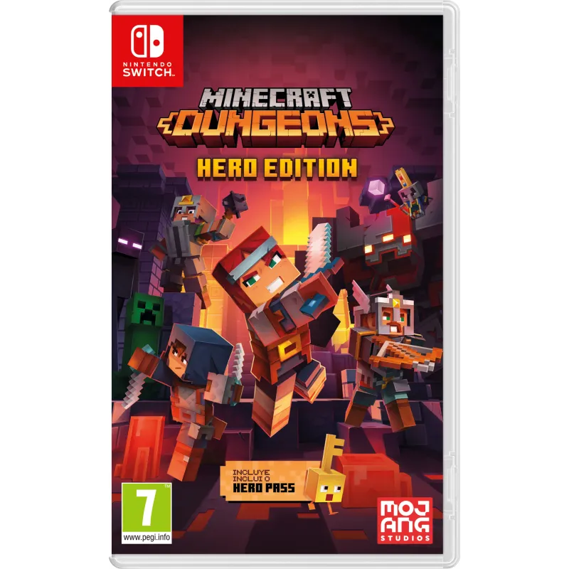 MINECRAFT DUNGEONS HERO EDITION SWITCH Physisches Spiel NINTENDO SWITCH - The Shop Gamer