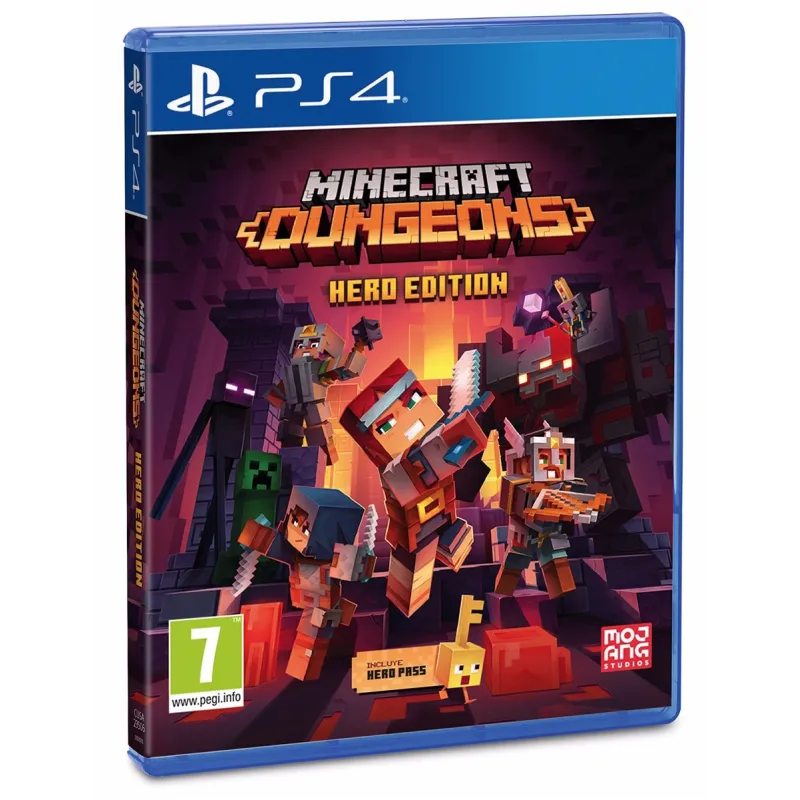 MINECRAFT DUNGEONS HERO EDITION PS4 JOGO FÍSICO PLAYSTATION 4 - The Shop Gamer