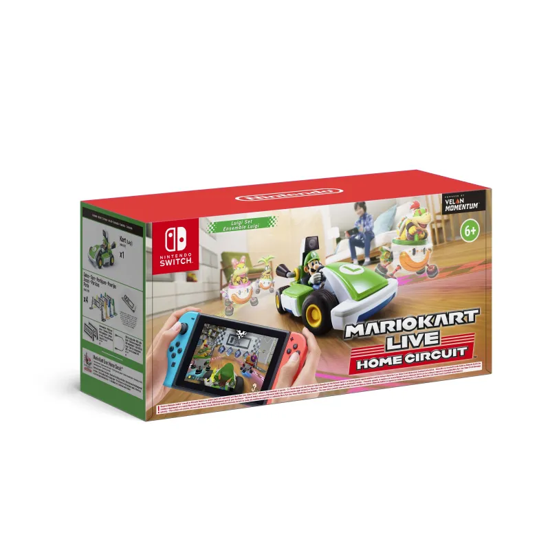 MARIO KART LIVE HOME CIRCUIT SWITCH LUIGI JUGUETE KART + JUEGO NINTENDO SWITH