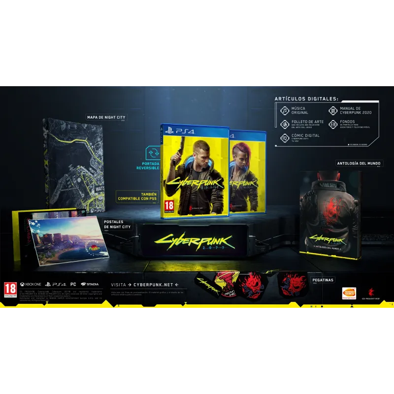 CYBERPUNK 2077 PS4 DAY ONE EDITION PHYSICAL GAME PLAYSTATION 4 - The Shop Gamer