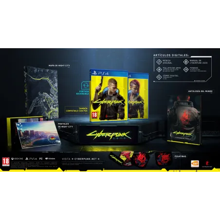 CYBERPUNK 2077 PS4 EDIÇÃO DAY ONE JOGO FÍSICO PLAYSTATION 4 - The Shop Gamer