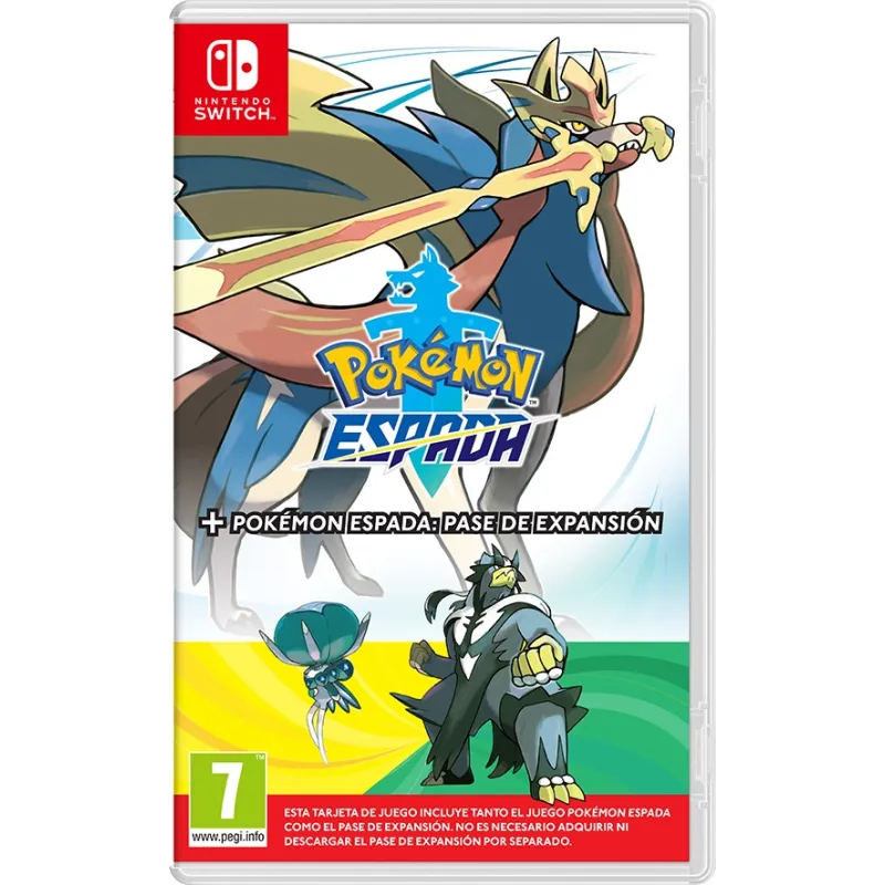 POKEMON ESPADA + PASE DE ESPANSIÓN SWITCH GIOCO FISICO PER NINTENDO SWITCH - The Shop Gamer