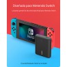 BATERÍA PORTÁTIL OFICIAL NINTENDO SWITCH ANKER POWERCORE 13400 10H D JUEGO EXTRA