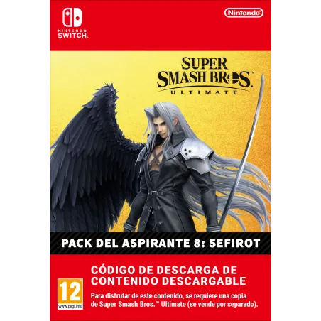 SUPER SMASH BROS ULTIMATE PACK DE ASPIRANTE 8 SEFIROT DE FFVII CONTENIDO DIGITAL