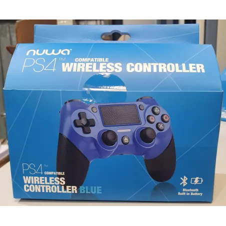 NUWA BLUETOOTH CONTROLLER COMPATIBLE WITH PS4, BLUE, FOR PLAYSTATION 4 - The Shop Gamer