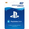 PSN 40€ TARJETA PREPAGO CÓDIGO ENVÍO POR CORREO ELECTRÓNICO DESDE ESPAÑA PS4 PS5