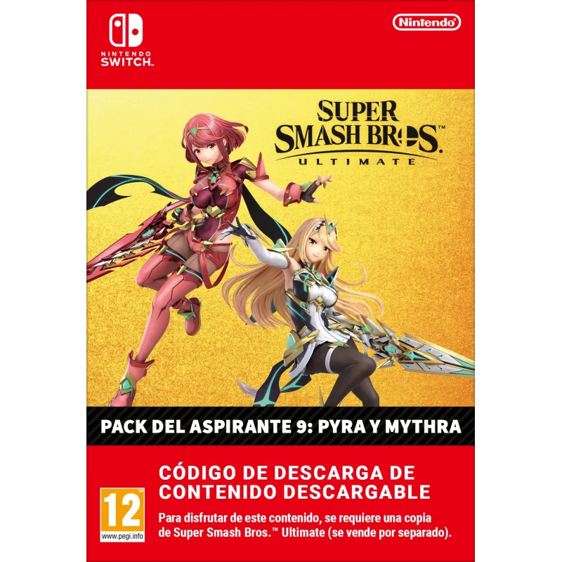SUPER SMASH BROS ULTIMATE CHALLENGER PACK 9 PYRA AND MYTHRA DIGITAL CONTENT - The Shop Gamer