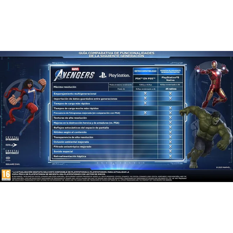 MARVEL AVENGERS PS5 PHYSICAL GAME FOR PLAYSTATION 5 BY SQUARE ENIX - The Shop Gamer