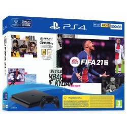 PS4 500GB + FIFA 21 JUEGO FÍSICO MANDO DUALSHOCK PLAYSTATION 4
