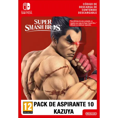 SUPER SMASH BROS ULTIMATE PACK DE COMBATTANT 10 KAZUYA DE TEKKEN CODE DE CONTENU NUMÉRIQUE - The Shop Gamer