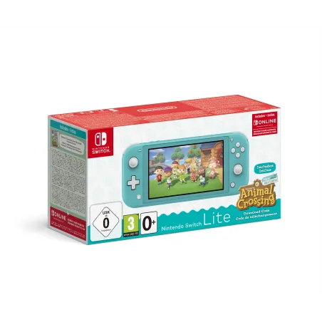 NINTENDO SWITCH LITE TURQUOISE + ANIMAL CROSSING NUMÉRIQUE + ABONNEMENT 90 JOURS - The Shop Gamer