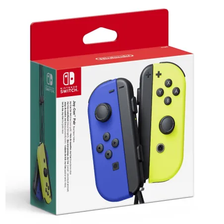 JOY-CON-CONTROLLERS LINKS/RECHTS, NEONBLAUW/NEONGEEL, VOOR NINTENDO SWITCH - The Shop Gamer
