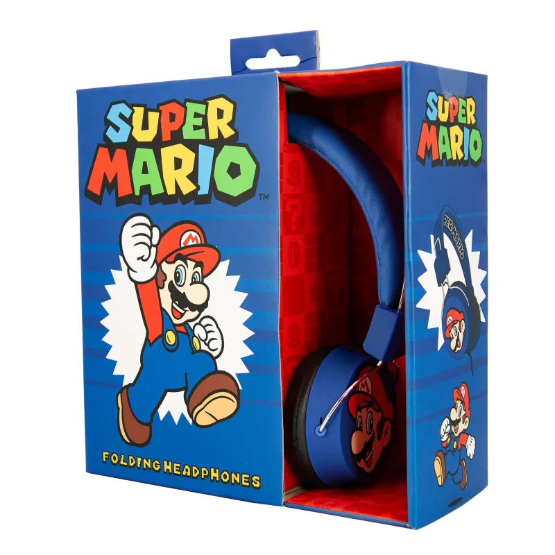 FALTBARE KOPFHÖRER SUPER MARIO AND LUIGI MIT OFFIZIELLER NINTENDO-LIZENZ - The Shop Gamer