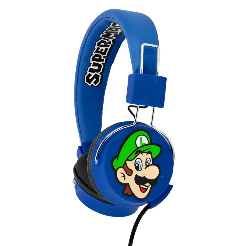 OPVOUWBARE HOOFDTELEFOON SUPER MARIO AND LUIGI MET OFFICIËLE NINTENDO-LICENTIE - The Shop Gamer
