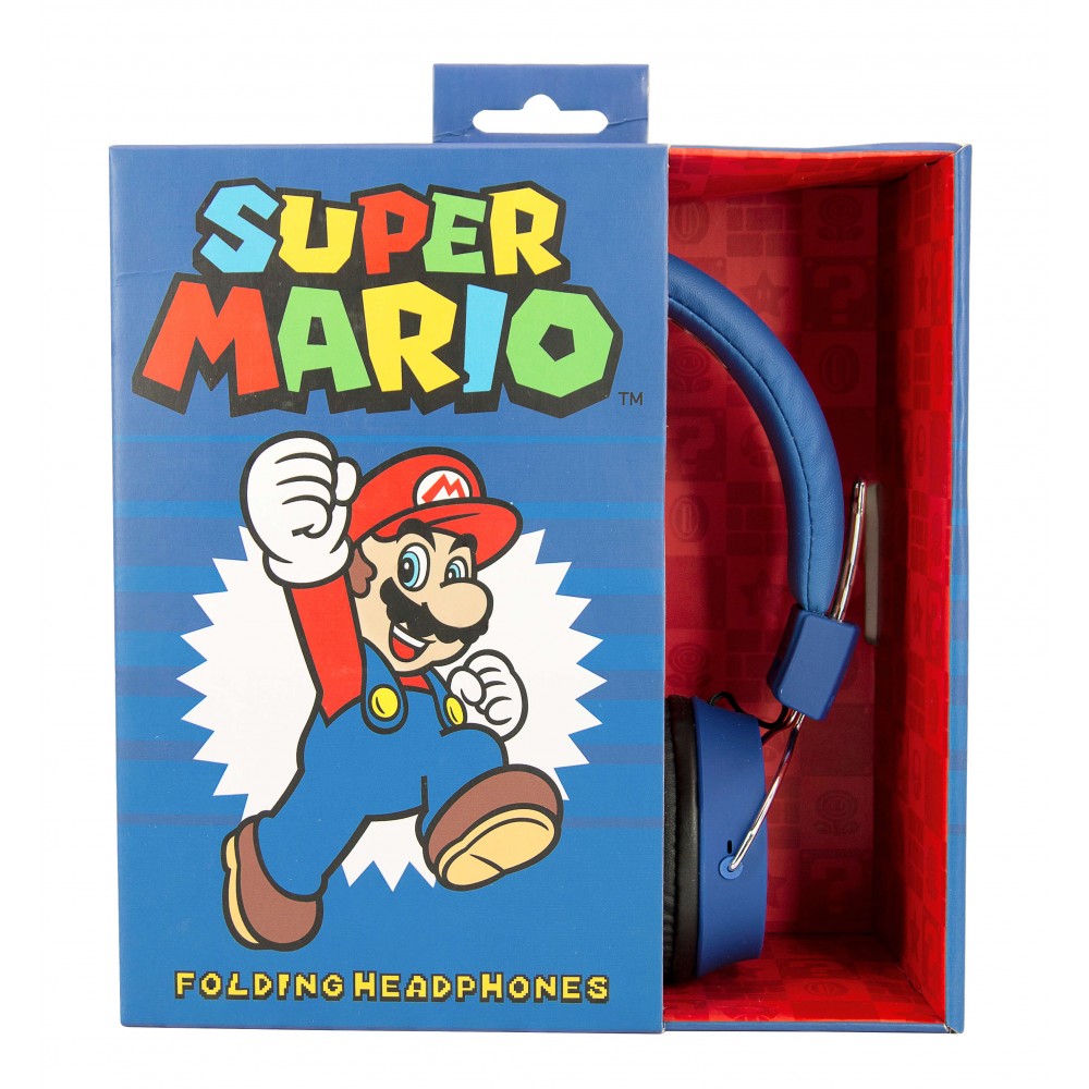 AURICULARES SUPER MARIO AND LUIGI PLEGABLES Y CON LICENCIA OFICIAL NINTENDO